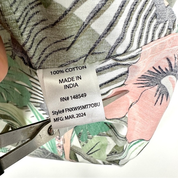 Free Planet Hawaiian Hula Girl Button Up Short Sleeve Shirt Mens Size 3X Large - Picture 10 of 10